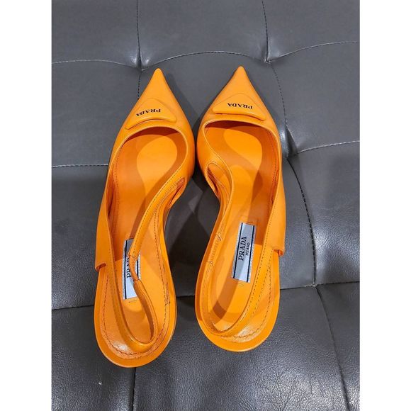 New Prada Leather Slingback pumps in size 38 - Picture 8 of 8